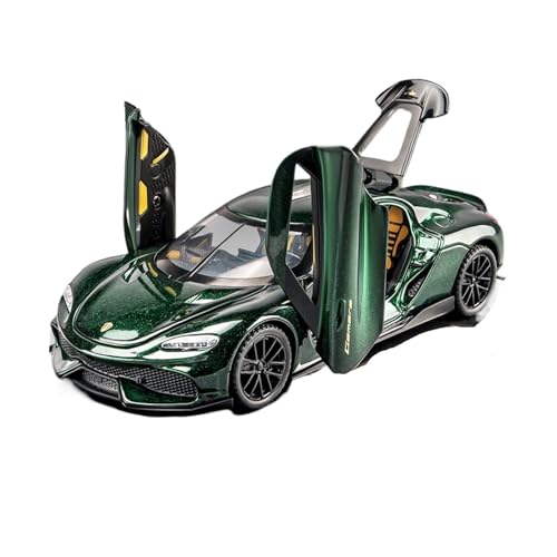 wenjiang for 1:32 Gemini Automodell GT Sportwagen Simuliertes Legierungsautomodell EIN Kleines Autospielzeug Und Sammlerornament for Jungen(Green) von wenjiang