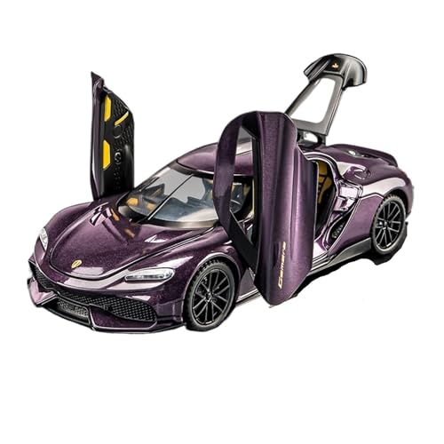 wenjiang for 1:32 Gemini Automodell GT Sportwagen Simuliertes Legierungsautomodell EIN Kleines Autospielzeug Und Sammlerornament for Jungen(Purple) von wenjiang