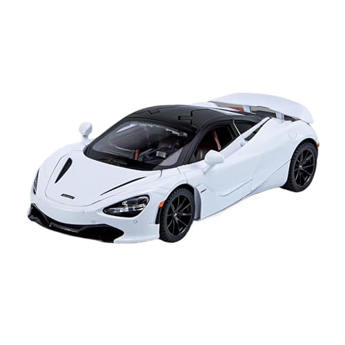 wenjiang for 1:32 Senna Legierung Auto Modell Mit Sound Und Licht Bumerang Jungen Spielzeug Auto Simulation Auto Modell Mit Metall Ornamente(White) von wenjiang