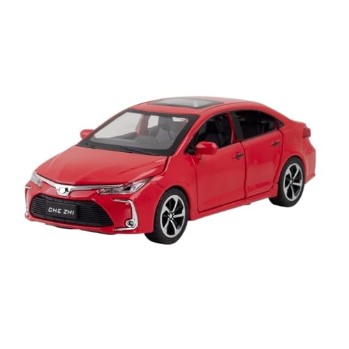 wenjiang for 1:32 Simulation Corolla Legierung Haushalts Auto Modell Sammlung Ornament Spielzeug Auto(Red) von wenjiang