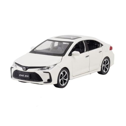 wenjiang for 1:32 Simulation Corolla Legierung Haushalts Auto Modell Sammlung Ornament Spielzeug Auto(White) von wenjiang