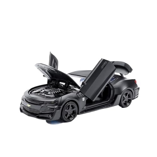 wenjiang for 1:32 Sportwagen Legierung Automodell Sound Und Licht Kinderspielzeugauto Jungen Bumerang Kleines Metallauto(Black) von wenjiang