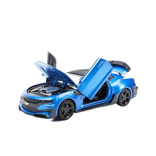 wenjiang for 1:32 Sportwagen Legierung Automodell Sound Und Licht Kinderspielzeugauto Jungen Bumerang Kleines Metallauto(Blue) von wenjiang