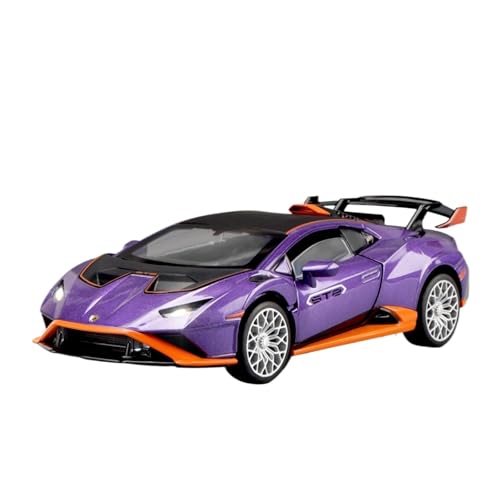 wenjiang for 1:32 Sportwagenmodell STO Simulation Legierung Kleinwagen EIN Spielzeug Und Sammlerornament for Jungen(Purple) von wenjiang