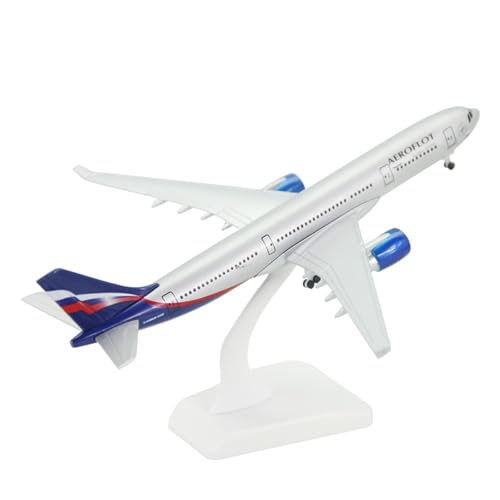 wenjiang for 1:350 Aeroflot A330 Verkehrsflugzeug Mit Rädern Modell Ornament Legierung Flugzeugmodell Sammlerstücke von wenjiang