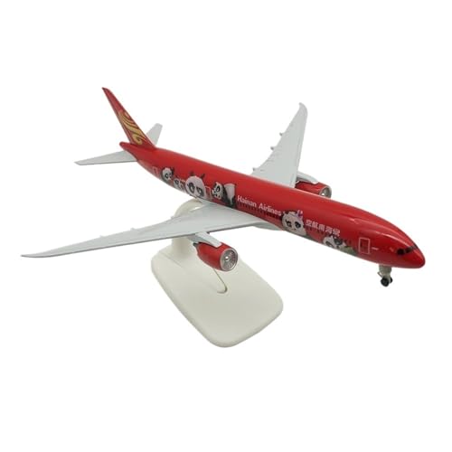 wenjiang for 1:400 China Hainan Airlines Legierung Flugzeug Modell Simulation Kung Fu Panda Airliner Sammlung Ornamente(Red) von wenjiang