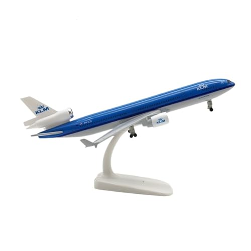 wenjiang for 1:400 Mcdonnell Douglas MD-11 Airbus Flugzeugmodell Legierung Simulation Statische Sammler Ornament(Blue) von wenjiang