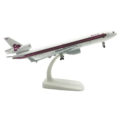 wenjiang for 1:400 Mcdonnell Douglas MD-11 Airbus Flugzeugmodell Legierung Simulation Statisches Modell Sammlerstücke Ornamente(Purple) von wenjiang