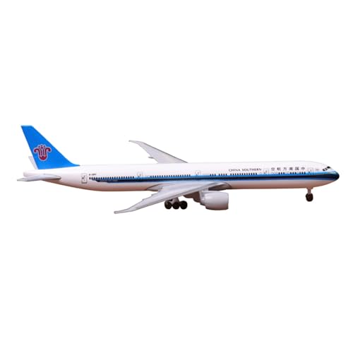 wenjiang for 1:500 Statische Fertige Zivile Luftfahrt 777-300er Verkehrsflugzeug China Southern Airlines Flugzeugmodell Simulation Legierung Sammlung Ornamente(Blue) von wenjiang