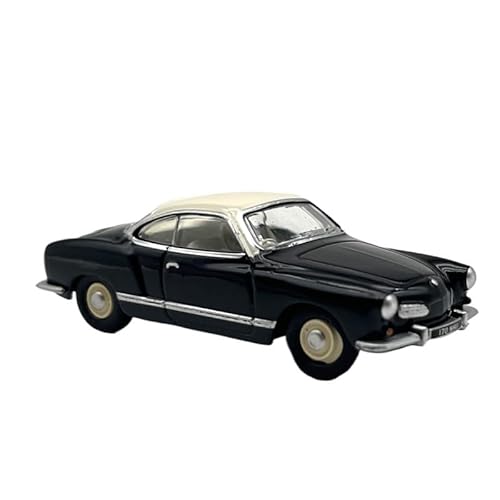 wenjiang for 1:76 Karmann-GHIA Sportwagen Legierung Automodell Simulation Sammlung Ornamente(Black) von wenjiang