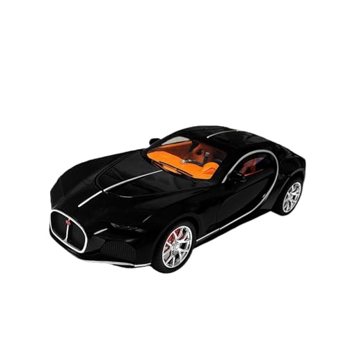 wenjiang for Maßstab 1:24 Legierung Simulation Supercar Atlantic Auto Modell Ornamente Jungen Luxus Kinder Spielzeug Auto(Black) von wenjiang