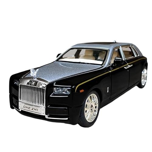 wenjiang for Mirage 1:24 Simulation Kombiniertes Metallautomodell Ornamente Luxusauto Limousine Kinderspielzeugauto Jungen(Silver) von wenjiang