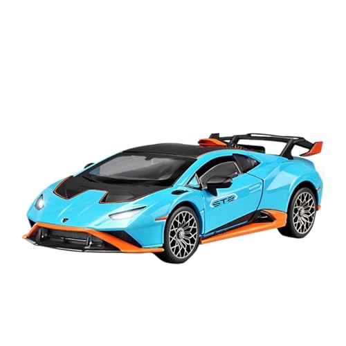 wenjiang for Modell des Huracán-Sportwagens STO Im Maßstab 1:32 Simulations-Legierungs-Kleinwagen EIN Spielzeug Und Sammlerstück for Jungen(Blue) von wenjiang