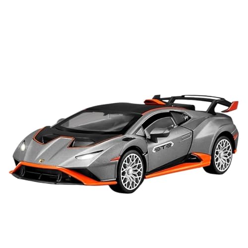 wenjiang for Modell des Huracán-Sportwagens STO Im Maßstab 1:32 Simulations-Legierungs-Kleinwagen EIN Spielzeug Und Sammlerstück for Jungen(Gray) von wenjiang