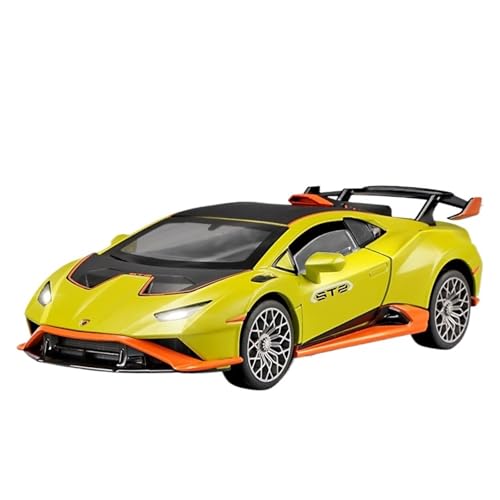 wenjiang for Modell des Huracán-Sportwagens STO Im Maßstab 1:32 Simulations-Legierungs-Kleinwagen EIN Spielzeug Und Sammlerstück for Jungen(Yellow) von wenjiang