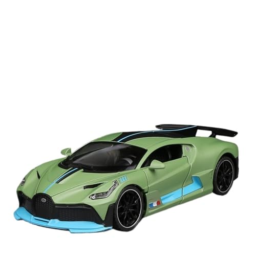 wenjiang for Supercar-Legierungsautomodell 1:32 Metallsimulationsautomodell Mit Ton Und Licht Zurück for Öffnen Der Tür Jungenspielzeugauto(Green) von wenjiang