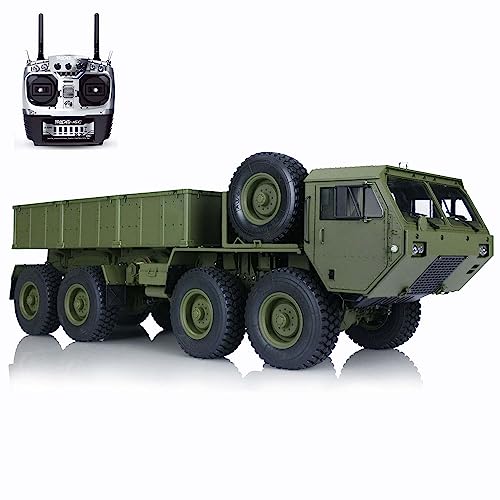 1/12 8 x 8 HG RC US-Militär-Truck Metall Chasis Modell 2,4 G Funk-Servomotor P801 Hobby Grade Modell für Erwachsene Hobby von wheelfun