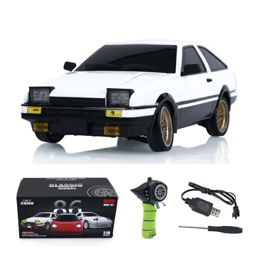 1/18 LDRC LD1801 RC Drift Auto RWD AE86 Rennfahrzeuge Klapplicht Kreisel für Erwachsene von wheelfun