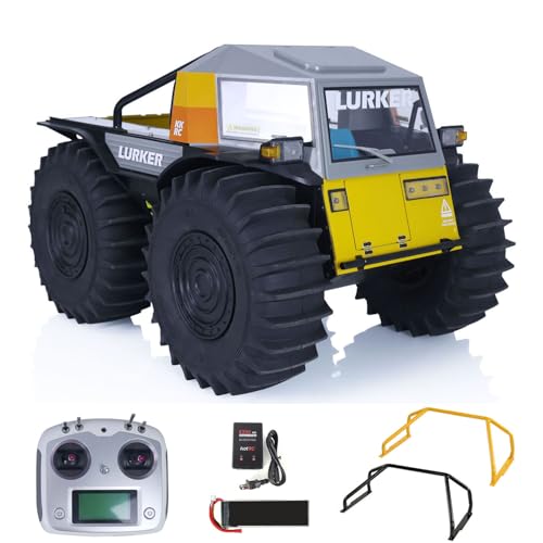 wheelfun 1/10 RC Geländewagen RTR D-E077 All-Terrain Amphibisches Kletterauto von wheelfun