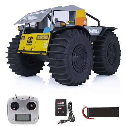 wheelfun 1/10 RC Geländewagen RTR D-E077 All-Terrain Amphibisches Kletterauto von wheelfun