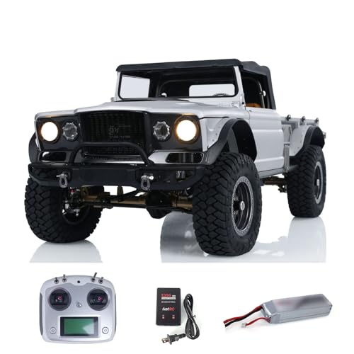 wheelfun 1/8 RTR TWOLF M715 RC Metal Crawler Off-Road Climb Truck Sounds Lights Smoke Unit Hobby Grade Crawler Model von wheelfun