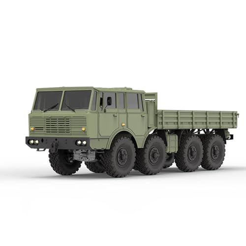 wheelfun 1/12 8X8 CROSSRC DC8 Elektroferngesteuerter Off-Road-Militär-LKW Crawler Auto für Erwachsene Hobby von wheelfun