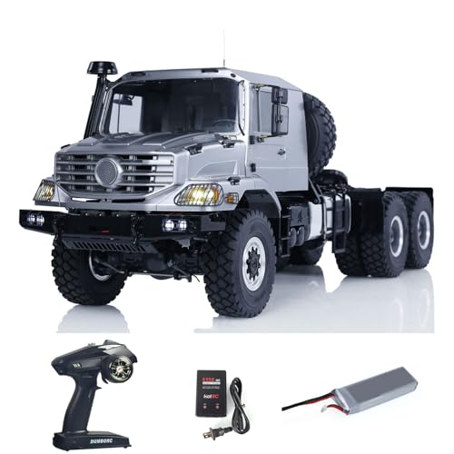 wheelfun 1/14 6X6 RC Off-Road Traktor Truck JDModel Ferngesteuertes Auto Differentialachsen Motor ESC Servo Licht Sound System von wheelfun