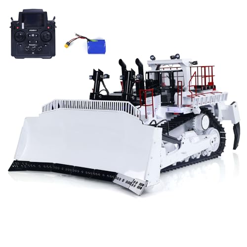 wheelfun 1/14 D11T RC Hydraulik-Bulldozer PL18EV Funkgesteuerte Planierraupen Sound Licht Rauch RC Hobby Modelle von wheelfun