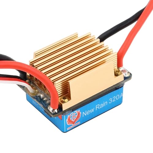 wheelfun 1/14 RC Lesu Elektronische Teile 320A Esc Für DIY Tamiyay Dumper Traktor Modell von wheelfun