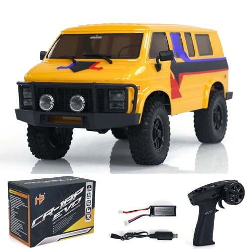 wheelfun 1/18 RTR RC Crawler Auto 4WD Fernbedienung Geländewagen Modell Lichtsystem Motor Servo ESC von wheelfun