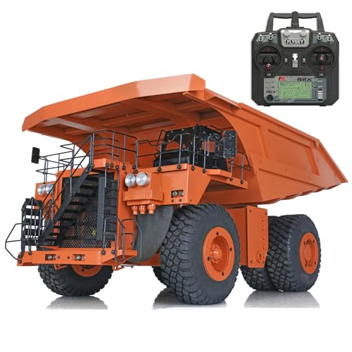 wheelfun 1/20 RC Metall Hydraulischer Minenwagen 793D Dumper Auto Modell I6S Radio Lichter für Erwachsene Hobby von wheelfun