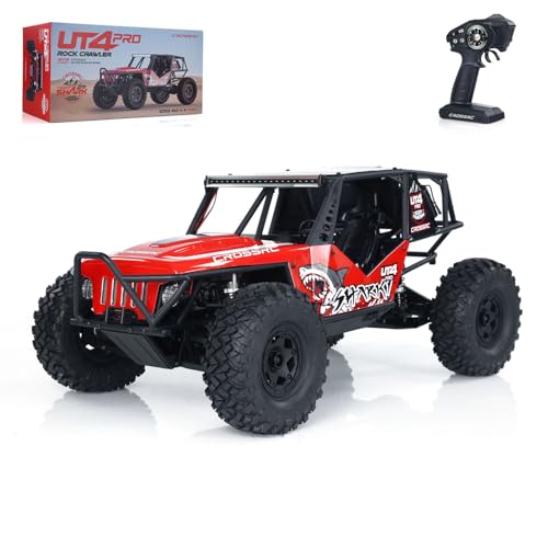 wheelfun 1/7 CROSSRC Rock Crawler UT4 Pro Tiger Shark Off-Road Truck Lights 2 Speed Motor Servo ESC Hobby Grade Model von wheelfun