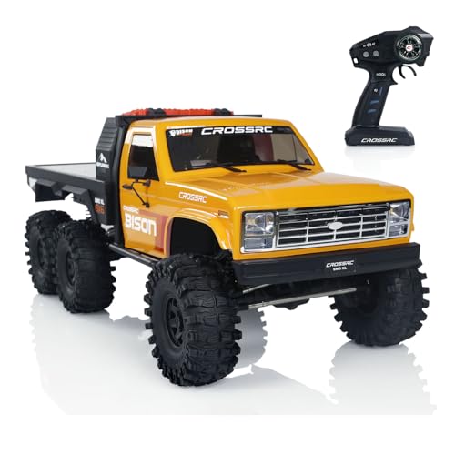 wheelfun 1/8 6X6 CorssRC Emo XL RC Rock Crawler Auto 6WD Fernbedienung Geländewagen für Erwachsene Hobby von wheelfun