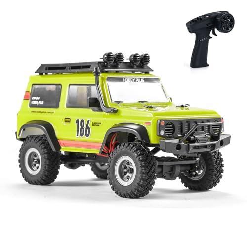 wheelfun 1:24 4X4 4WD RC Rock Crawler Auto Mini Funksteuerung Klettern Geländewagen Motor Servo ESC Lichtsystem von wheelfun