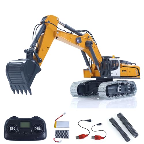 wheelfun 1:50 RC Bagger Mini K970 Baumaschine Ferngesteuerter Bagger Metallschaufel Raupenketten Licht-Sound-Funktion RTR-Akku wheelfun 1:50 RC Bagger Mini K970 Baumaschine Ferngesteuerter Bagger Metallschaufel Raupenketten Licht-Sound-Funktion RTR-Akku von wheelfun