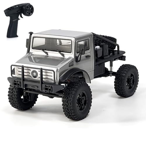 wheelfun 4X4 1/18 4WD CR18P RC Rock Crawler Auto Elektro Geländewagen Motor Servo ESC Lichtsystem von wheelfun