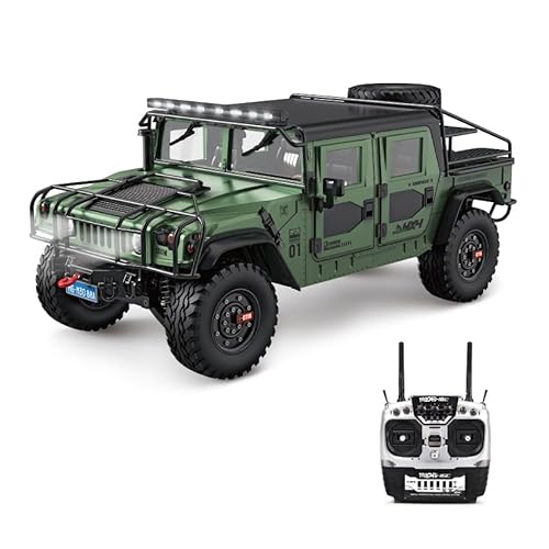 wheelfun 4X4 HG Pro RC Geländewagen für 1:10 P415A Pick-Up Crawler Sound Light für Erwachsene Hobby von wheelfun