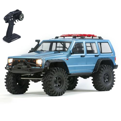 wheelfun CROSSRC Emo X2 1/8 RC Crawler Modellauto 4WD Fernbedienung Geländewagen 2025Typ 775 Gebürsteter Motor Esc 6Ch Funklicht Hobby Grade Modell von wheelfun