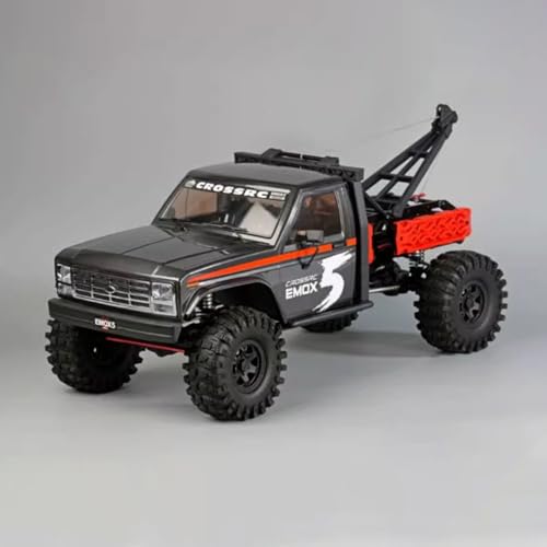 wheelfun CROSSRC Emo X5 1/8 RC Rock Crawler AWD 4X4 Ferngesteuertes Geländewagen Langlauffahrzeug ARTR Modell Licht 2-Gang-Getriebe Hobby Grade Modell von wheelfun