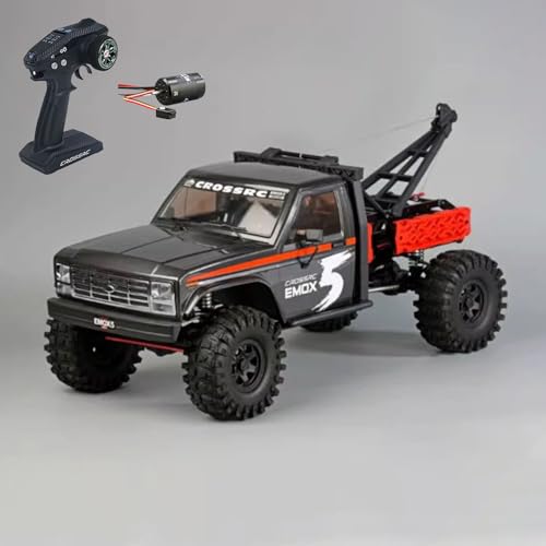 wheelfun CROSSRC Emo X5 4X4 1/8 RC Rock Crawler Funkgesteuerter 2-Gang-Geländewagen Langlaufwagen Fusion Bürstenloser Motor Esc Hobby Grade Modell von wheelfun