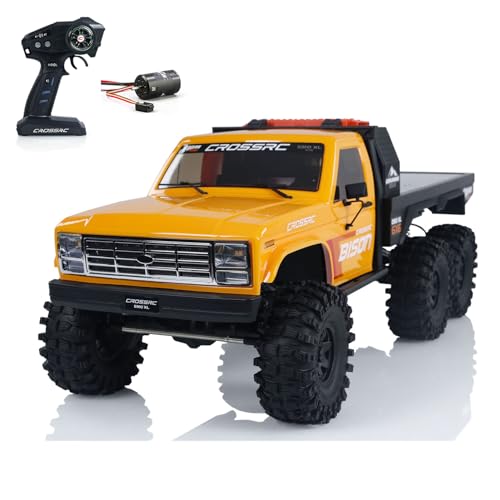 wheelfun CROSSRC Emo XL 1/8 6X6 RC Crawler Auto Funkgesteuertes Geländefahrzeug Modell 1800Kv Bürstenloser Motor Esc Licht Sound Radio Hobby Grade Modell von wheelfun