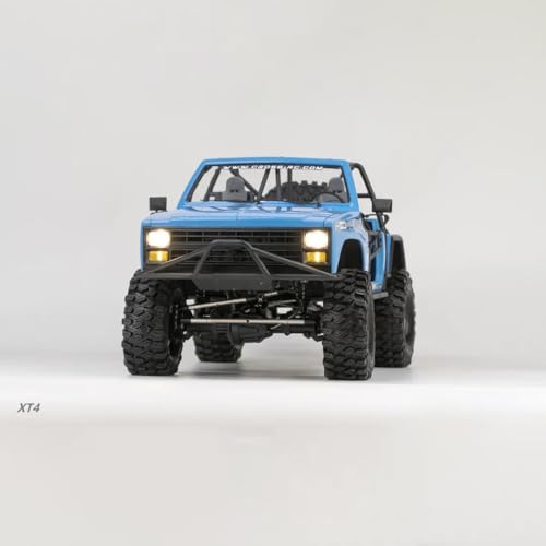 wheelfun CROSSRC XT4 1/10 RC Geländefahrzeuge Fernbedienung Crawler Cars ABS Hartschale Zwei-Gang-Getriebe Lichter Hobby Grade Modell von wheelfun