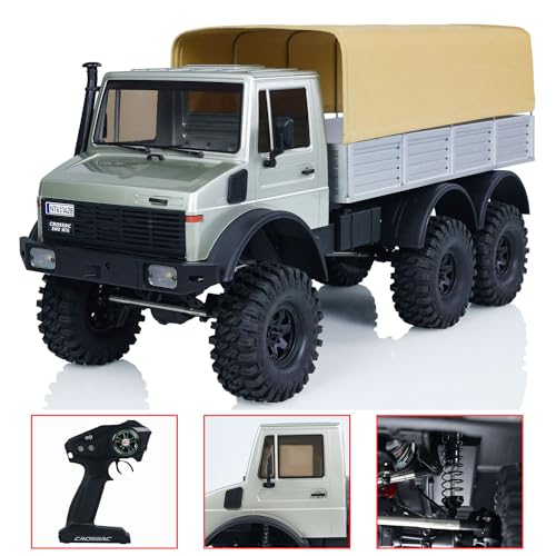 wheelfun CrossRC 1/10 RC Raupe Auto Emo NT6 6X6 Fernbedienung Off-Road Fahrzeuge Modell Markise Tuch Dekorative Beleuchtung von wheelfun