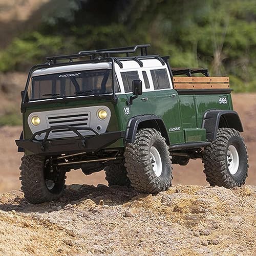 wheelfun CrossRC RC Off-Road LKW 4WD JT4 1/10 Raupen Auto Fahrzeug Voll montiert RC Klettern LKW Differential Lock Funktion Motor ESC Servo Fernbedienung von wheelfun