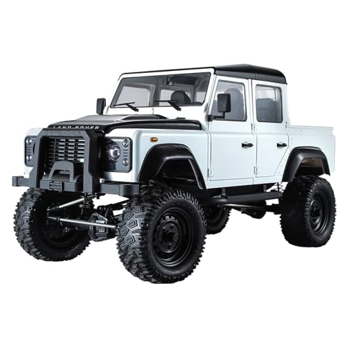 wheelfun Double E 1/8 RC Pickup 4WD für E102-003 4x4 Montiert Funksteuerung Rock Crawler Auto Modell 2-Gang Getriebe Licht von wheelfun