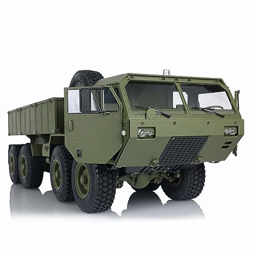 wheelfun HG 1/12 RC US Military Truck Metall 8WD Chassis 2.4G Radio Servo Motor P801 Hobby Grade Modell von wheelfun