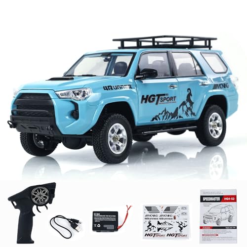 wheelfun HG 1/18 4Runner RC Offroad-Fahrzeuge 4x4 Funkgesteuertes Crawler-Auto Modell RC Hobby Modelle von wheelfun