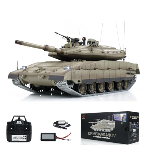 wheelfun Heng Long 1:16 RC Military Battle Tanks IDF Merkava Mk IV 3958 Upgraded Edition Hobby Grade Model BB Shooting Airsoft Tank That Shoot von wheelfun