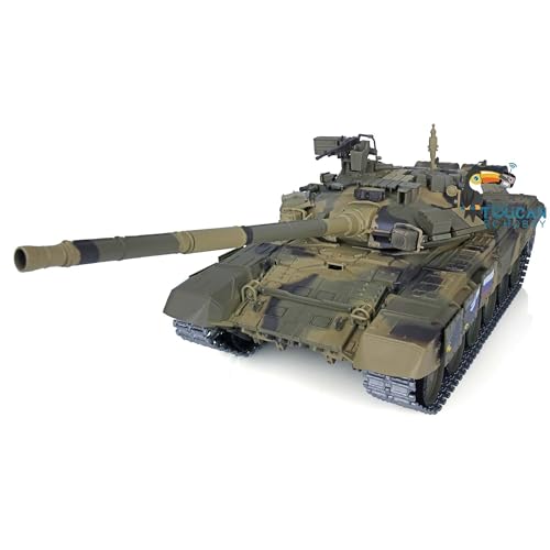 wheelfun Henglong 1/16 7.0 Upgraded Metal Russia T90 RTR RC Panzer 3938W/360° Turm für Hobby von wheelfun