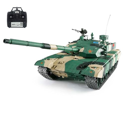 wheelfun Henglong 1/16 Scale 7.0 Upgraded 2.4G Chinese 99A RTR RC Tank 3899A Metal Tracks Infrarot System Steel Driving Gearbox Sprocket Wheels for Hobby von wheelfun